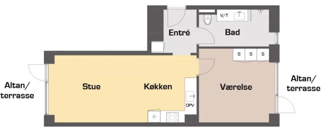 Great 1-Bed Wbalcony By Odense Harbour 아파트 외부 사진
